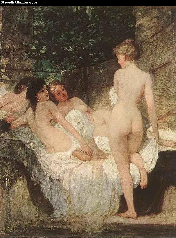 Lotz, Karoly After the Bath